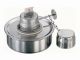 Lampada ad alcool, in acciaio inox 18/10