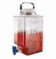 Tanica PC Rettangolare con Rubinetto Nalgene™, Tipo 2322