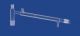 Distilling links with Liebig condenser and olive, DURAN,®, tubing