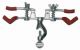 Pinza per burette, in ottone nichelato