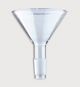 Imbuti per polveri con cono-NS, vetro borosilicato 3.3