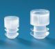 Tappi di presa per provette da centrifuga, fondo tondo, LDPE