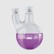 Palloni a fondo sferico a due colli, vetro borosilicato 3.3