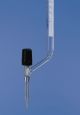 Burette, rubinetto laterale, vetro borosilicato 3.3, Classe AS