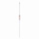 Pipette volumetriche, Vetro Soa-lime, classe AS, 1 tratto, graduazione ambrata
