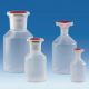 Bottiglie per reagenti a spalla inclinata, bocca-larga, PP