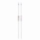 Pipette tarate, vetro Soda-lime, classe AS, 2 tratti, graduazioni ambrate