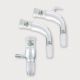 Raccordi curvi o diritti, vetro borosilicato 3.3