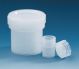 Barattolo con tappo a vite, HDPE