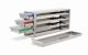 Rack con cursori, per scatole criogeniche, acciaio inossidabile