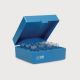 Rack per cuvette con coperchio attaccato, PP