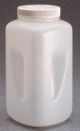 Bottiglie quadrate, a bocca larga Nalgene™, HDPE, con chiusura, PP