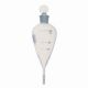 Provetta per centrifuga conforme secondo Goetz, forma a pera, vetro borosilicato 3.3