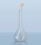 Volumetric flask DURAN,®,, class B, white graduated