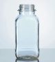 Bottiglie quadrate, tappo a vite, vetro soda-lime