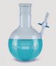 Pallone per azoto con rubinetto, vetro borosilicato 3.3