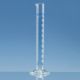 Cilindri graduati, vetro borosilicato 3.3, forma alta, classe A, graduazioni blu