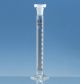 Cilindri graduati, vetro Borosilicato 3.3, classe B, con tappo, graduazioni ambrate