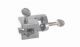 Morsetto, alluminio, angolo 90° e 180°