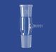 Delivery adapters, straight, with suction tube, DURAN,®, tubing